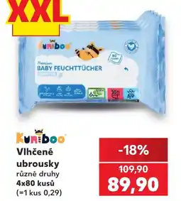 Kaufland Kuniboo vlhčené ubrousky nabídka