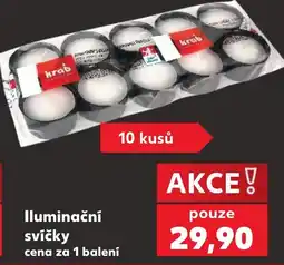 Kaufland krab illuminační svíčky nabídka