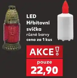 Kaufland LED Hřbitovní svíčka nabídka