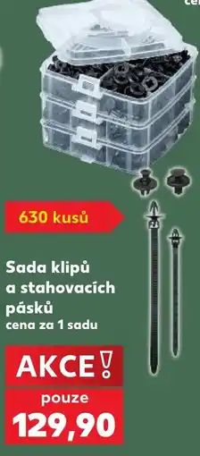 Kaufland Sada klipů a stahovacích pásků nabídka
