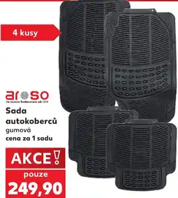 Kaufland aroso sada autokoberců gumová nabídka