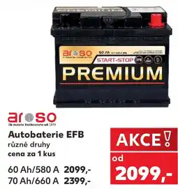 Kaufland aroso autobaterie efb nabídka