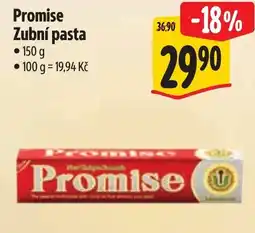 Albert Promise Zubní pasta nabídka