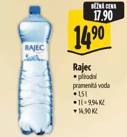 Albert Rajec přírodní pramenitá voda nabídka