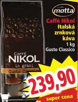 Norma motta Caffé Nikol nabídka
