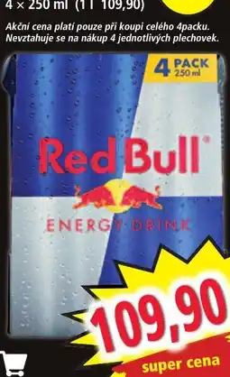 Norma Red Bull energy drink nabídka