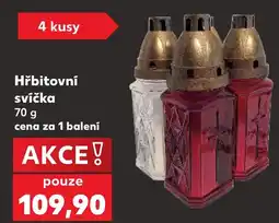Kaufland Hřbitovní svíčka nabídka