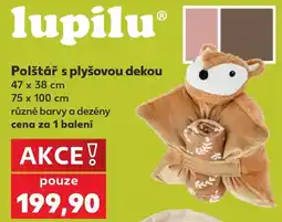 Kaufland Lupilu polštář s plyšovou dekou nabídka