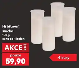 Kaufland Hřbitovní svíčka nabídka