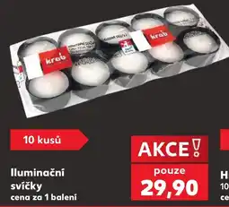 Kaufland Krab illuminační svíčky nabídka