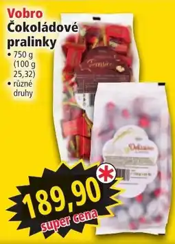 Norma Vobro čokoládové pralinky nabídka