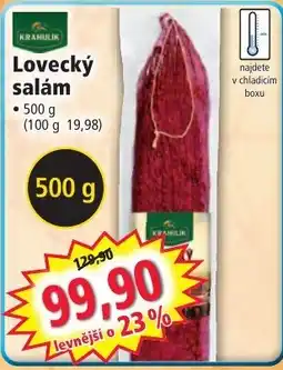 Norma Krahulík lovecký salám nabídka