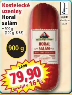 Norma Kostelecké uzeniny horal salám nabídka