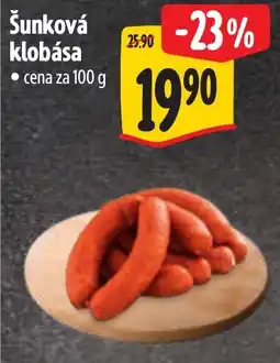 Albert Šunková klobása nabídka