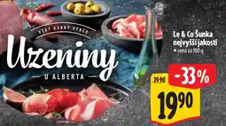 Albert Le & Co Šunka nabídka