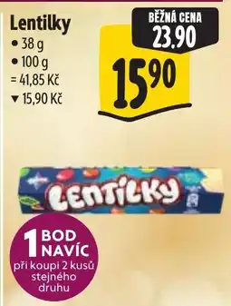 Albert Lentilky nabídka