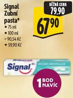 Albert Signal zubní pasta nabídka