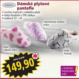 Norma ElleNor dámské plyšové pantofle nabídka