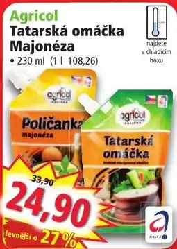 Norma Agricol Tatarská omáčka Majonéza nabídka