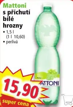 Norma Mattoni s příchutí bílé hrozny nabídka