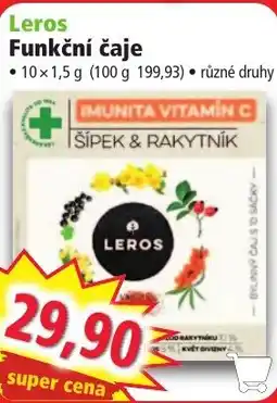 Norma Leros funkční čaje nabídka
