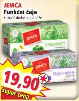 Norma Jemča funkční čaje nabídka
