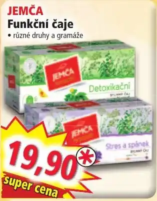 Jemča funkční čaje