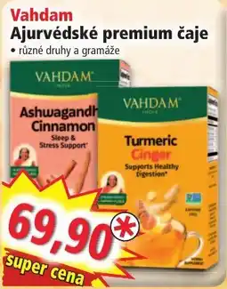 Norma Vahdam ajurvédské premium čaje nabídka