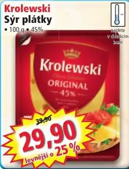 Norma Krolewski sýr plátky nabídka