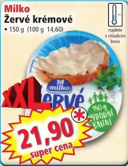 Norma Milko žervé krémové nabídka