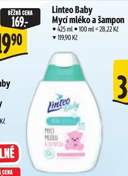 Albert Linteo Baby mycí mléko a šampon nabídka