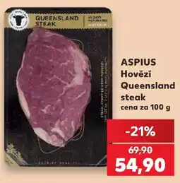 Kaufland Aspius Hovězí Queensland steak nabídka
