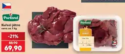 Kaufland Purland kuřecí játra nabídka