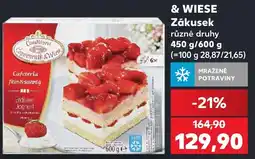 Kaufland Wiese zákusek nabídka