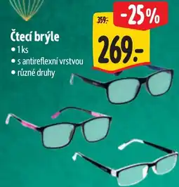 Albert Čtecí brýle nabídka