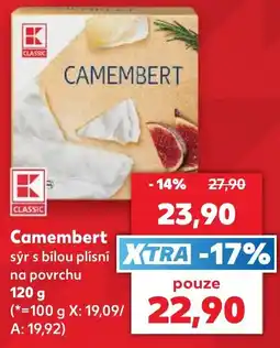 Kaufland K Classic Camembert nabídka