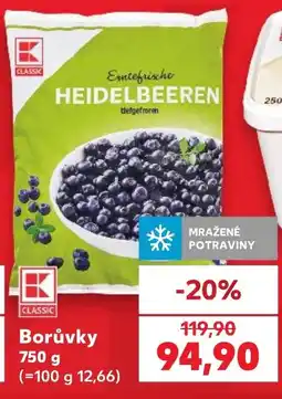 Kaufland K Classic borůvky nabídka