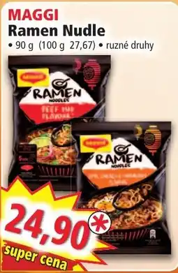 Norma Maggi Ramen Nudle nabídka
