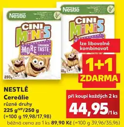 Kaufland Nestlé Cereálie nabídka