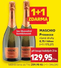 Kaufland Maschio Prosecco nabídka
