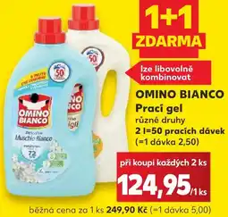 Kaufland Omino Bianco Prací gel nabídka