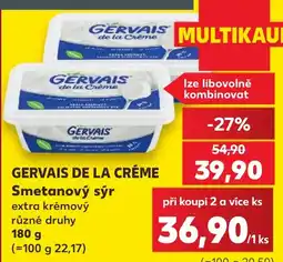 Kaufland Gervais de la Crème Smetanový sýr nabídka