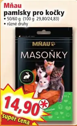 Norma Mňau pamlsky pro kočky nabídka