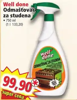 Norma Well done odmašťovač za studena nabídka