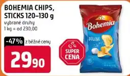 Terno Bohemia chips, sticks nabídka