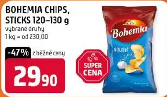 Bohemia chips, sticks