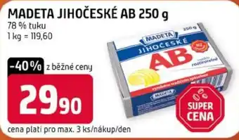 Madeta jihočeské ab
