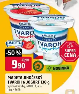Trefa Madeta jihocesky tvaroh & jogurt nabídka