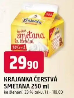 Trefa Krajanka čerstvá smetana nabídka