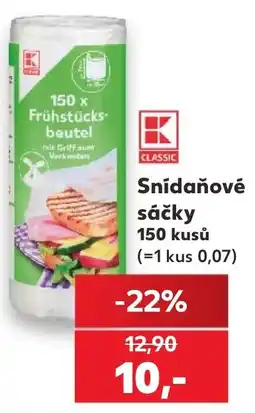 Kaufland K-Classic snídaňové sáčky nabídka